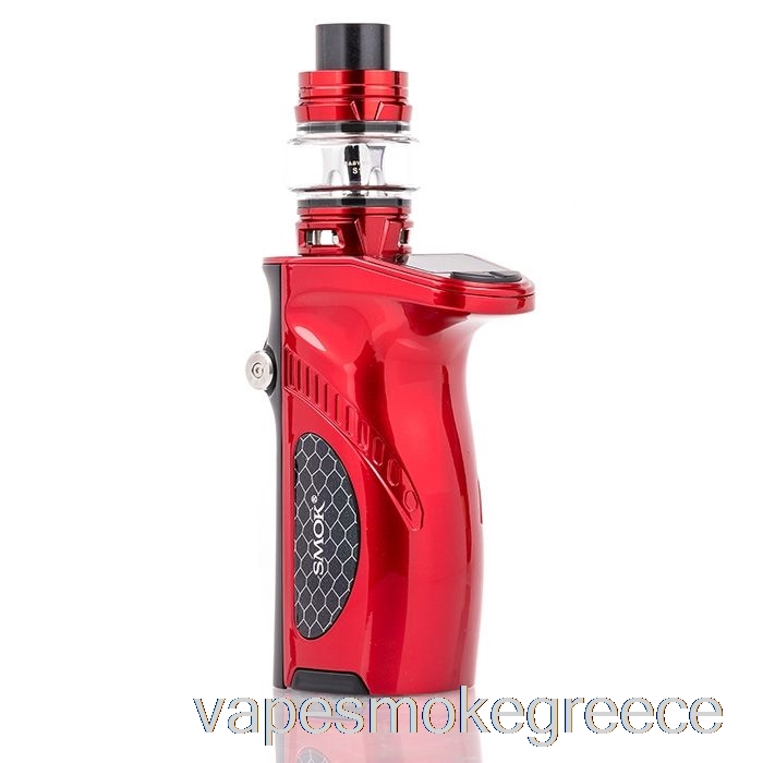 Vape Greece Smok Mag Grip 100w & Tfv8 Baby V2 Starter Kit κόκκινο/μαύρο